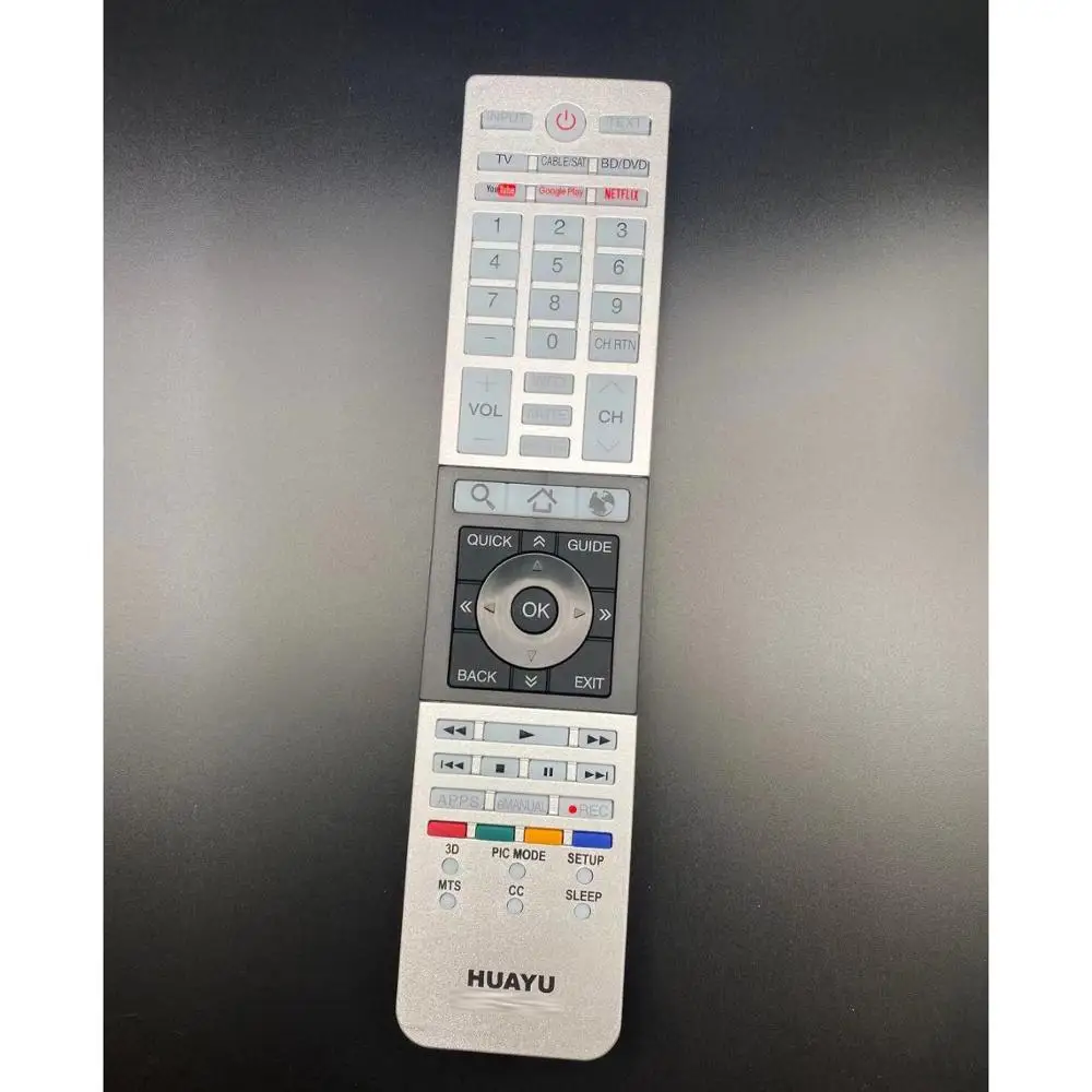 

Replacement remote control for Toshiba tv ct-90241 ct-90229 ct-90199