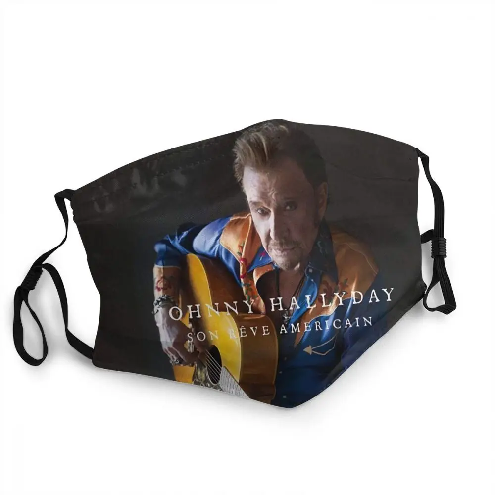 

Неодноразовая американская маска на лицо Джонни Хелли, сын рев, унисекс, для взрослых, французская, рок-певец, Пылезащитная маска для рта про...