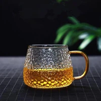 coffee glass mug hot drinking milk tea coffee cup cocktail glass crystal transparent mugs handle drinkware couple gifts