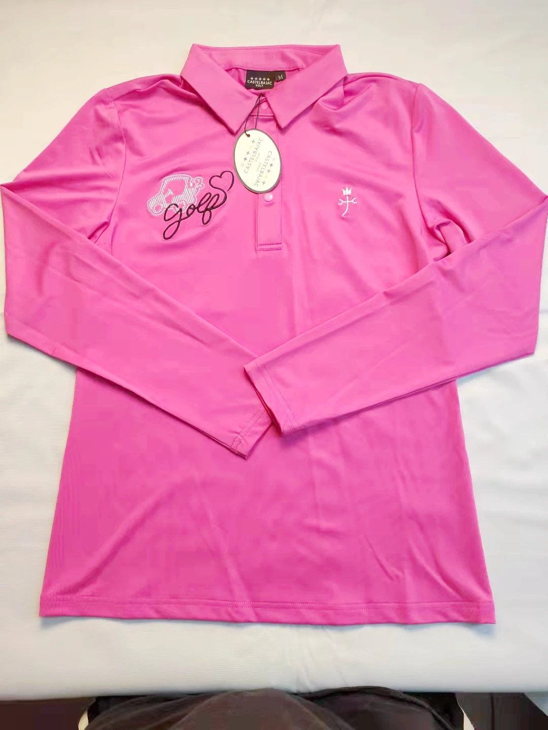

PG Golf Женская футболка с длинным рукавом осенние и зимние модели облегающая стройнящая эластичная одежда для активного отдыха и спорта в гол...