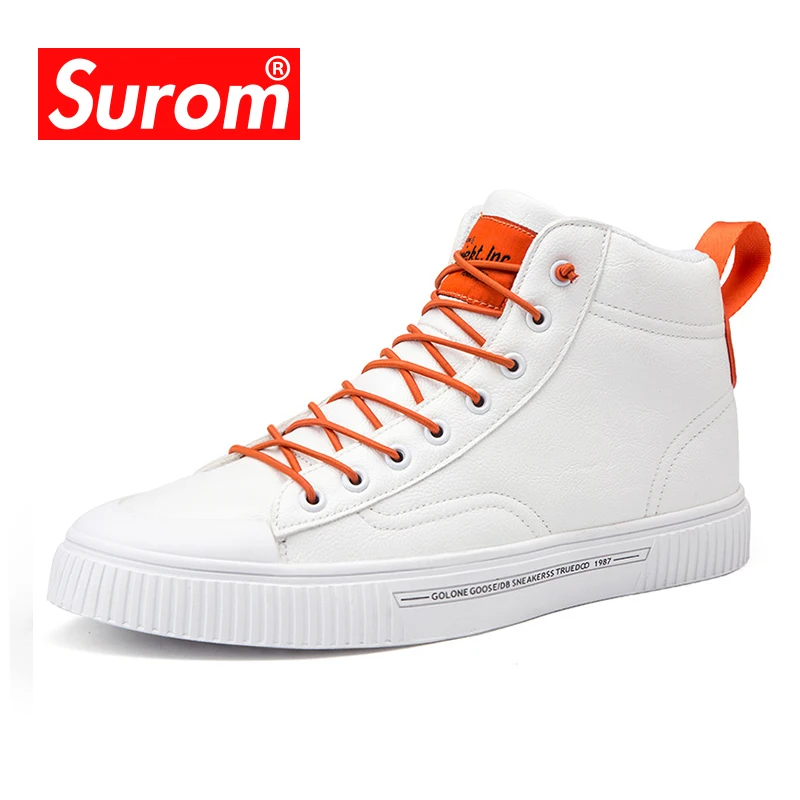 SUROM/Модная обувь высокого качества мужская осенне-зимняя новая повседневная