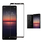 Закаленное стекло 2-в-1 для Sony Xperia 1, 10, II, III, Защитная пленка для объектива камеры + защита экрана 9H 2.5D