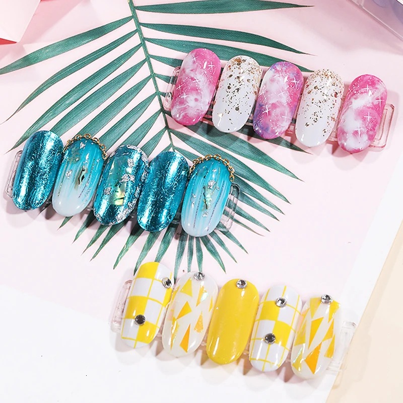 10 шт./компл. наклейки из фольги для ногтей цветок бабочка кружева Водные Наклейки