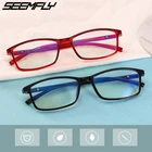 Мужские и женские очки для близорукости Seemfly, очки в стиле ретро с защитой от синего спектра, унисекс, диоптрий от 0 до-4,0