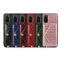 free shipping for samsung galaxy s20 plus crocodile case with card storage case for samsung galaxy s20 ultra