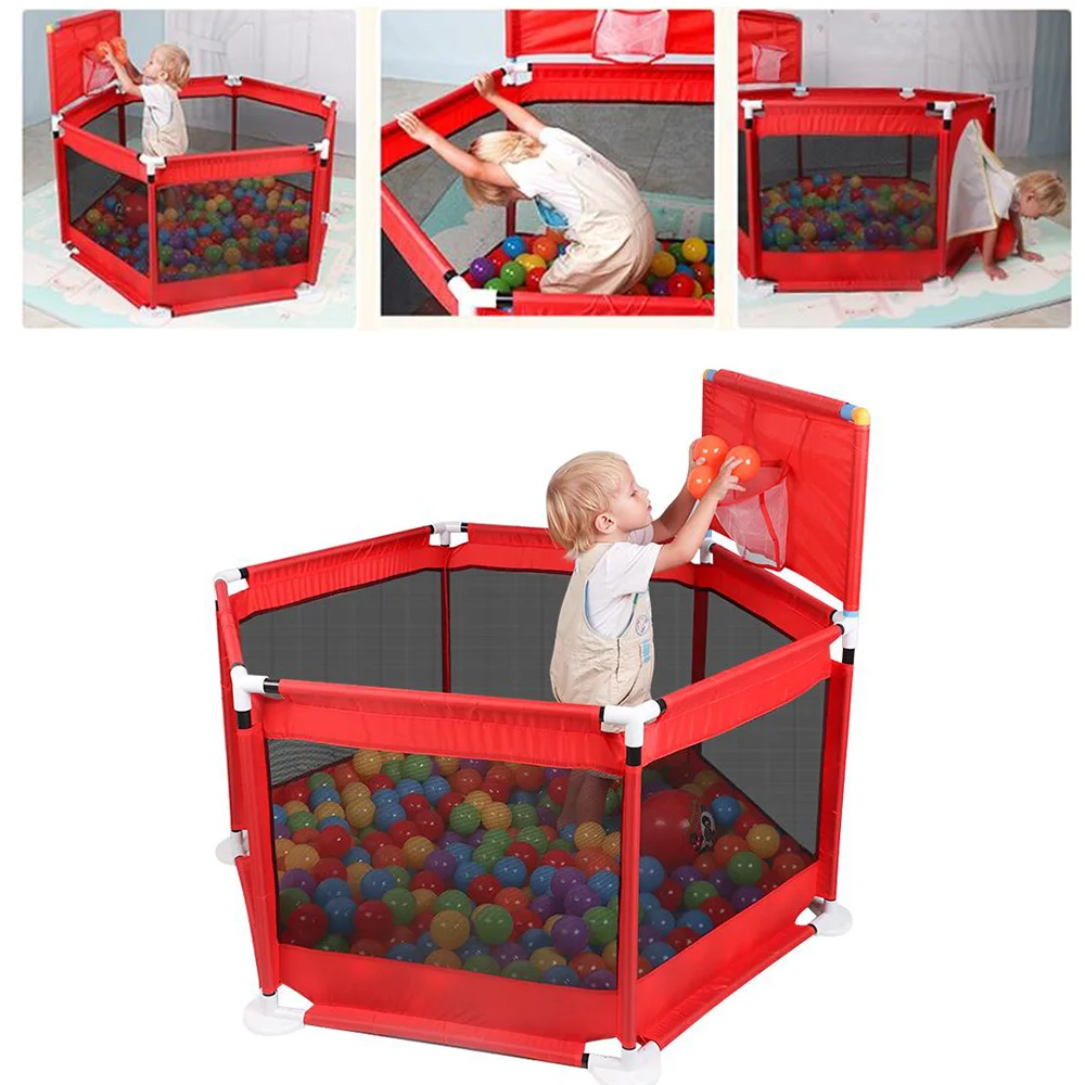 Детский манеж складной детский забор бассейн с шариками безопасный барьер для