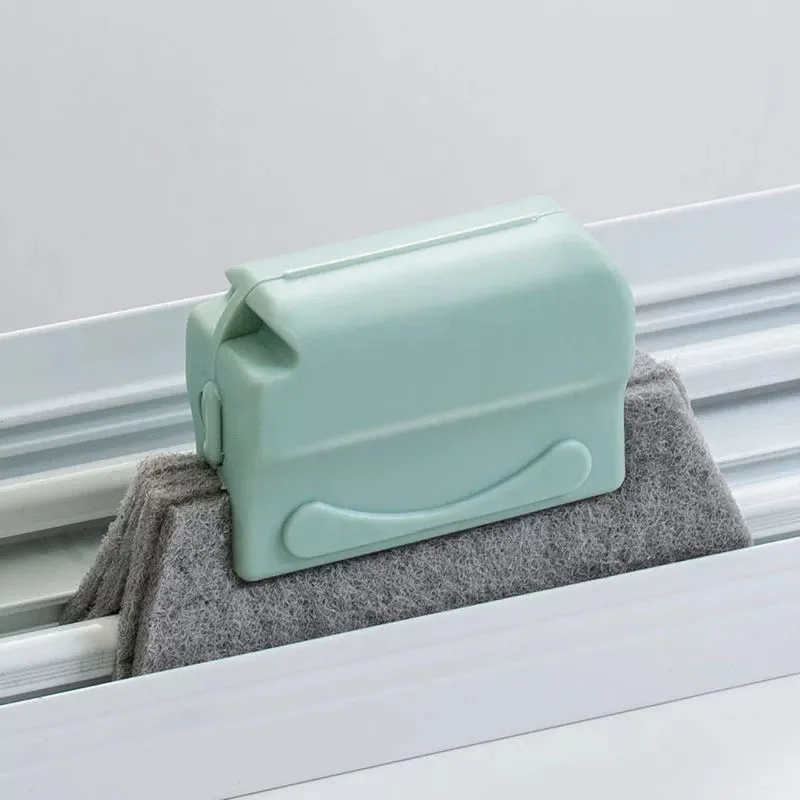 

Hot sale Window Groove Cleaning Cloth Cleaning Brush Window Slot Cleaner Brush Window Clean Tool