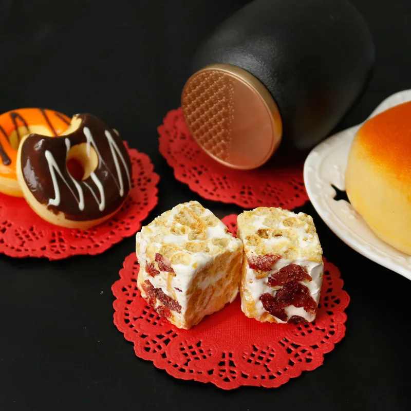 

100pcs 3.5" Colorful Round Lace Paper Doilies Cake Paper Mat Vintage Coaster Placemat Wedding Birthday Party Table Decoration