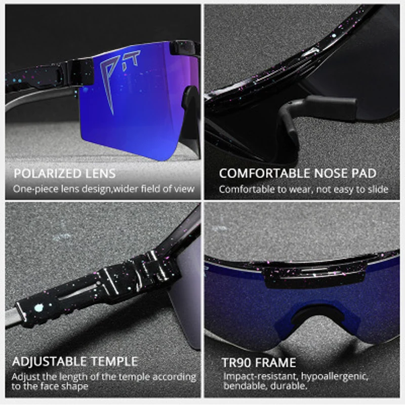 

Gafas de sol de estilo para hombre y mujer, lentes de sol polarizadas con espejo verde, TR90, UV400, 2021