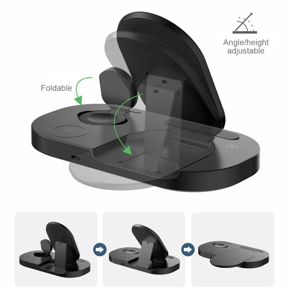 

Wireless Wireless Charging Station Charger Stand for Mobile Phone Smartphone Supplies Wireless Charging Stand