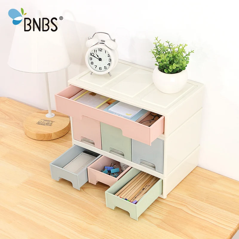 

Desktop Stackable Drawer Makeup Stationery Organizer Sundries Storage Box Container For Cosmetics Plastic Finishing Box