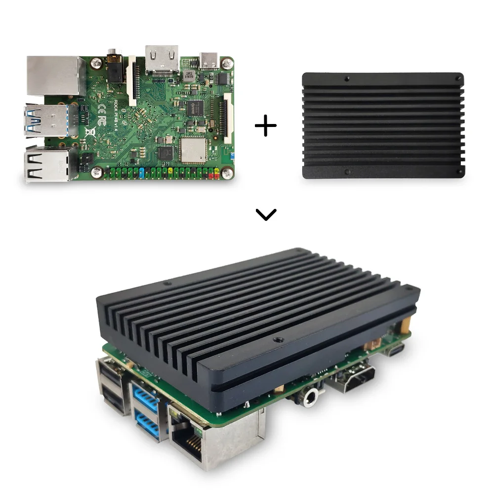 Радиатор для Rock Pi 4A или 4B | Компьютеры и офис