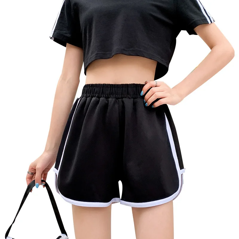 

Wrap Shorts Women's 2021 Summer New Running Fitness Hot Pants High Waist Thin Casual Women's Tri-pants Shorts Women High Waist