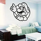 Креативные самоклеющиеся виниловые обои Супер Марио для детей, декор для комнаты, гостиной, спальни, настенные украшения, фрески