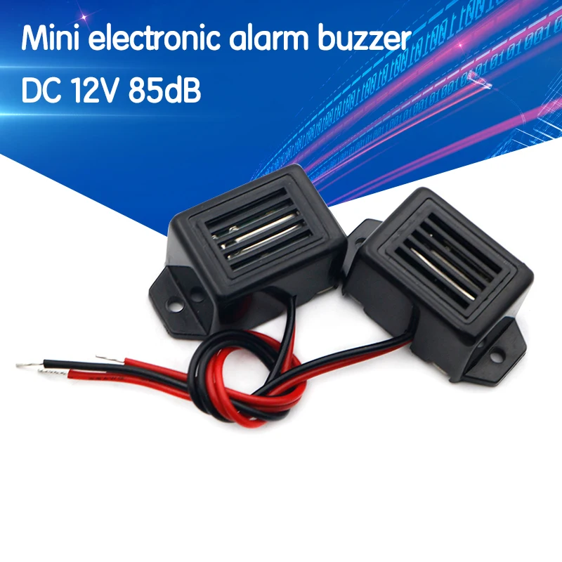 

Alarm Buzzer DC 12V 85dB Mini Electronic Alarm Buzzers Constant Tone