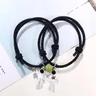 2 шт.компл. магнит звезда астронавт браслет для пары магнитное притяжение браслет творческая дружба веревка подарок ко Дню Святого Валентина