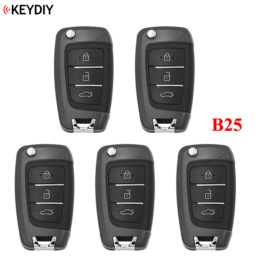 5 шт./лот оригинальный KEYDIY B25 для KD X2 KD900 MINIKD URG200 ключевой программист