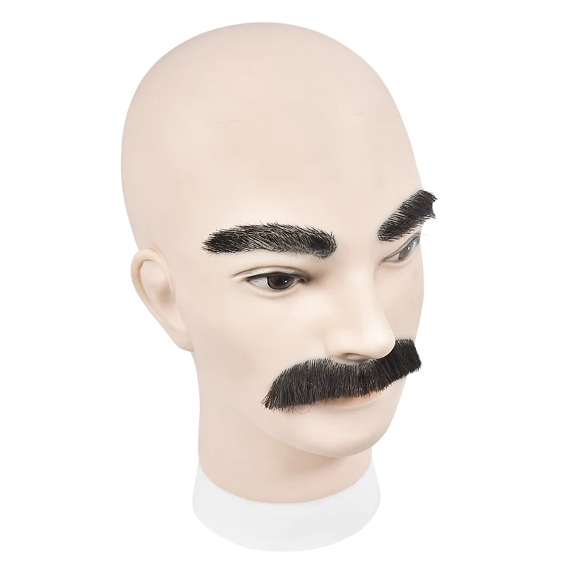 Манекен-голова из мягкого ПВХ для макияжа с манекена тренировки бороды мужской