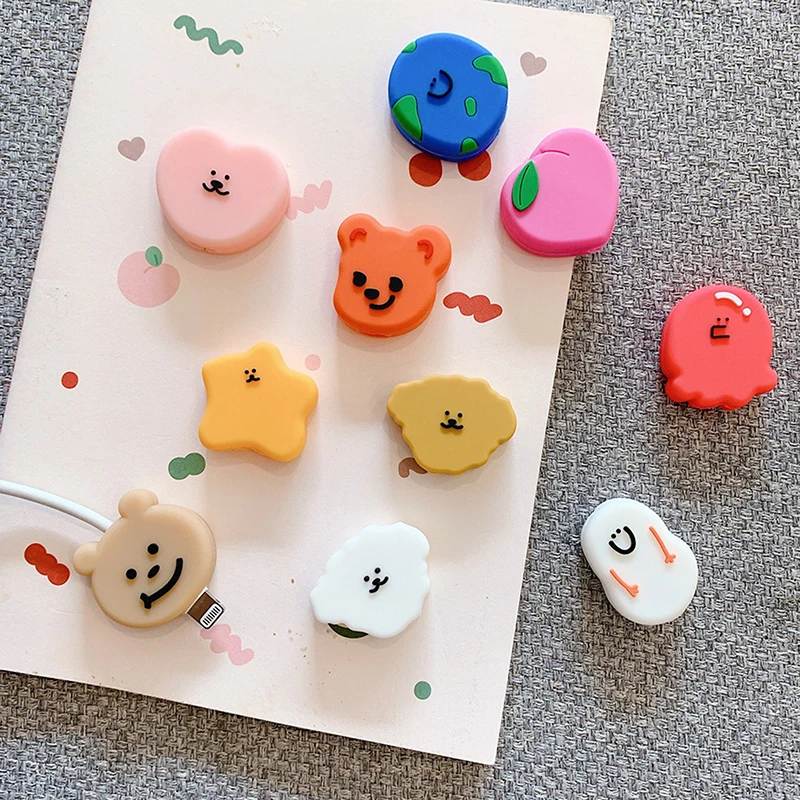 

Cable Protector Animal Cute Cartoon Bites Winder Organizer Data Cable Protective