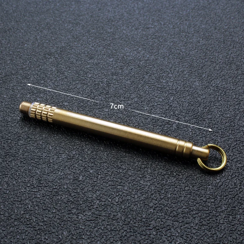 

Titanium Outdoor Edc Portable Multi-Purpose Toothpick Bottle Fruit Fork Camping Tool Toothpick Tube Is More Durable Than Floss