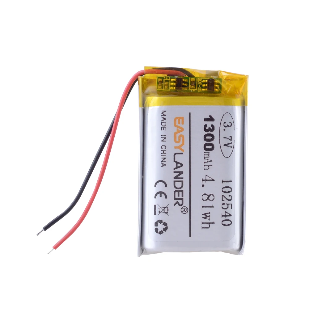 

3.7V,1300mAH 102540 Polymer lithium ion / Li-ion battery for tablet pc BANK,GPS,mp3,mp4