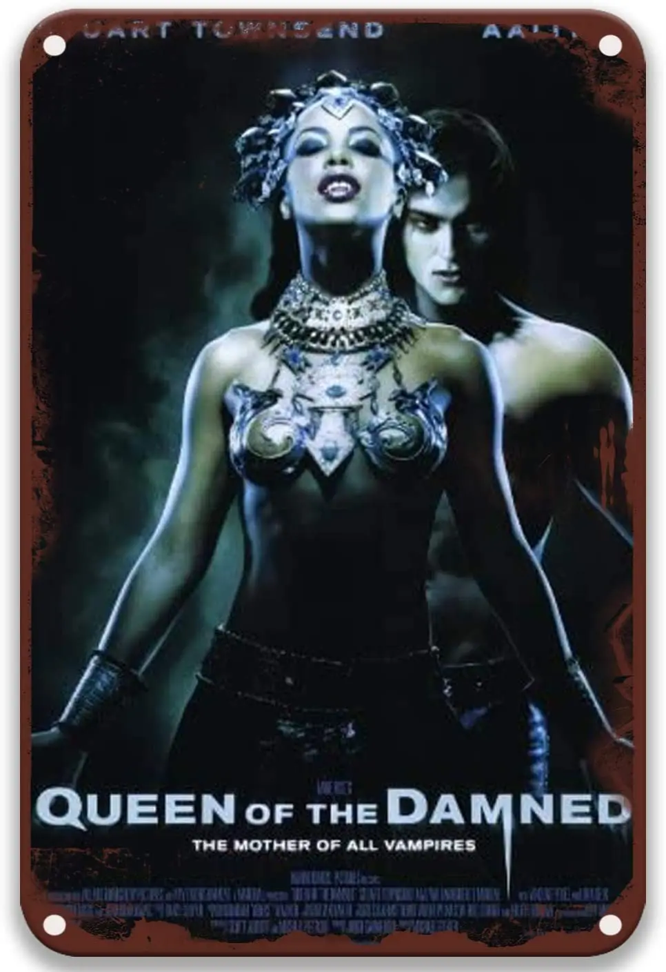 

sfasf StyleQueen of The Damned Tin Signs Vintage Movies Poster Plaque for Aquarium Art Bathroom Country Home Decor Garage