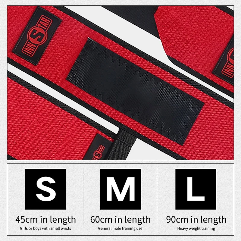 Wrist Wraps Professional Grade with Thumb Loops Support Braces for Men Women Weight Lifting Powerlifting Strength Training | Спорт и