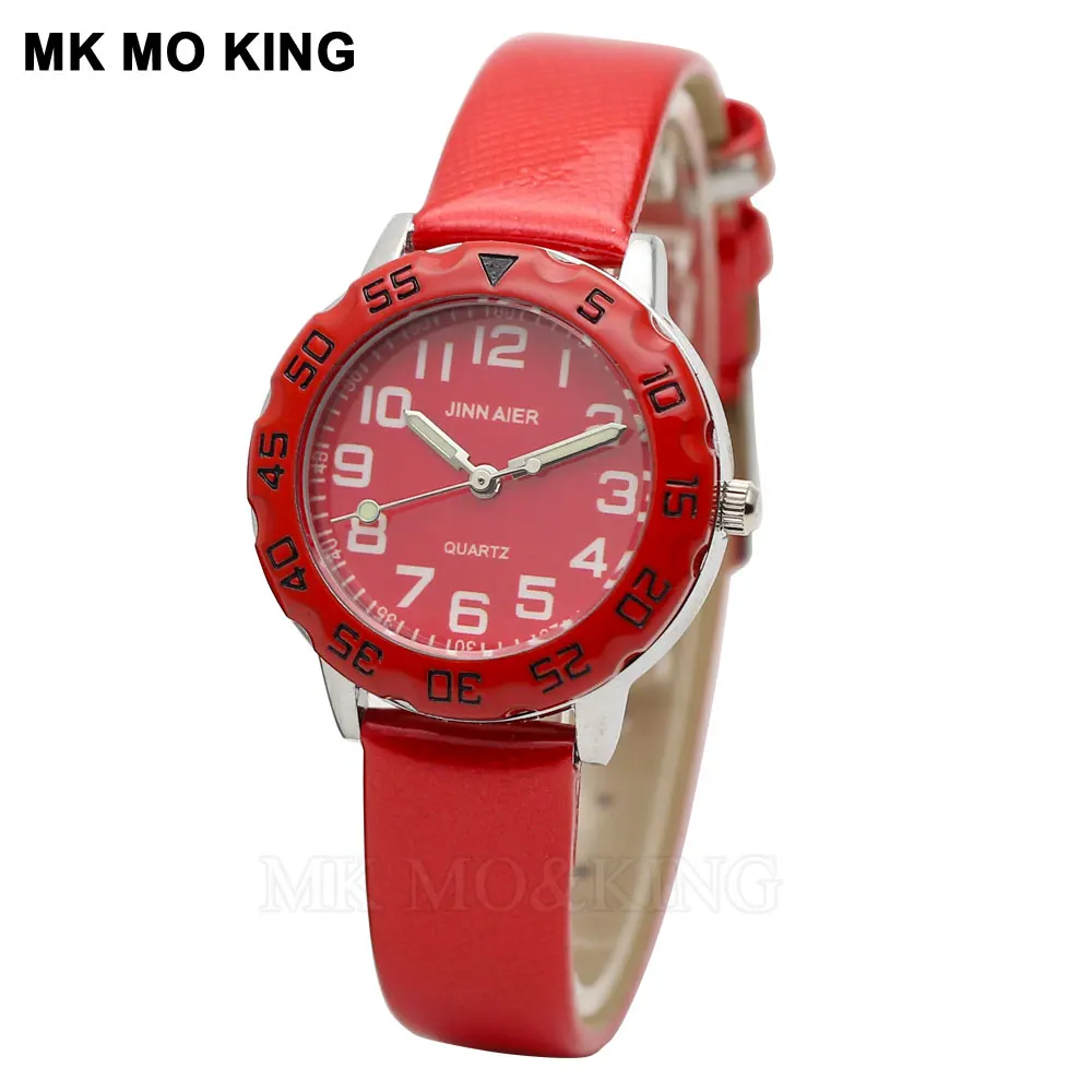 Детские часы с цветным циферблатом Модные брендовые кварцевые для мальчиков и