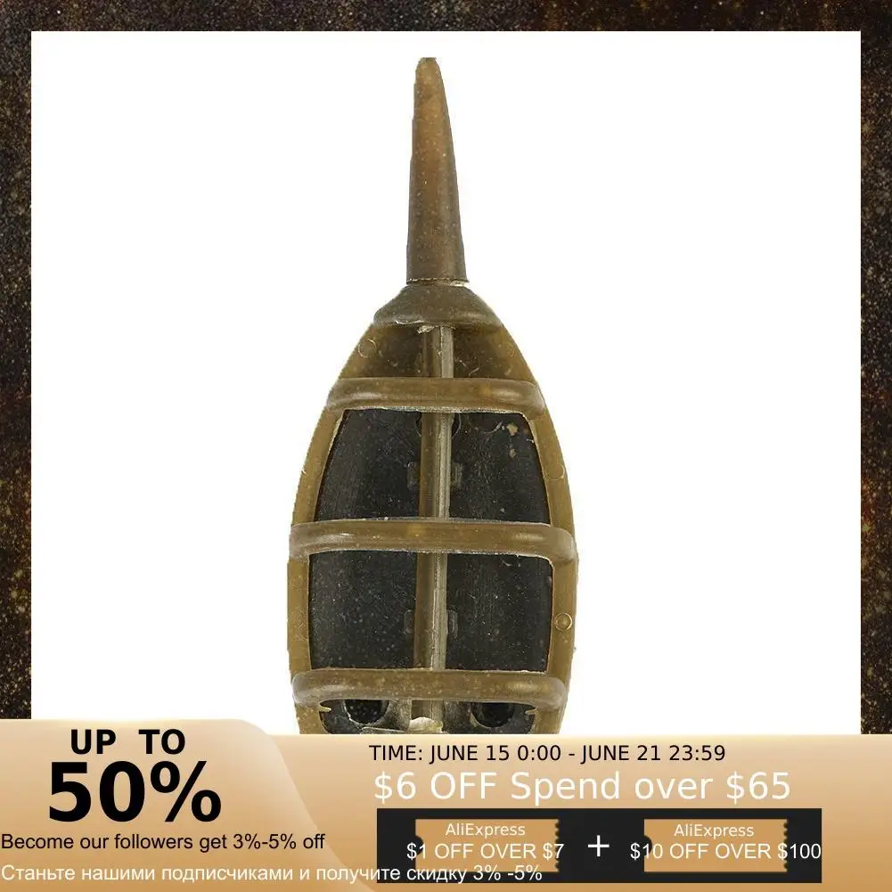 Плоский Фидер для ловли карпа 4 кормушки 20/25/35 г|Рыболовные снасти| |