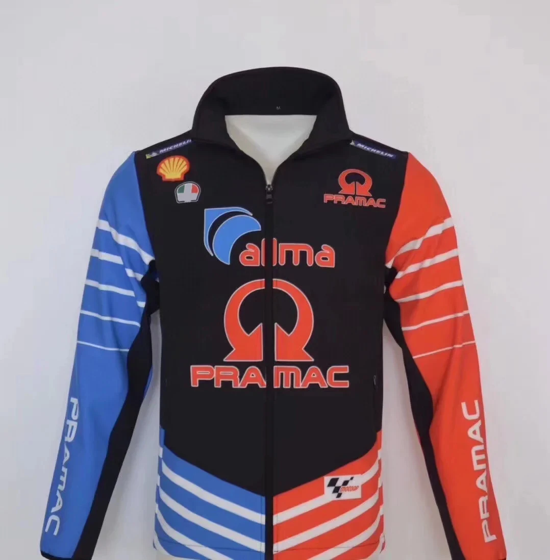 

2021 Season For Ducati Team Hoodie Men's Zipper Sweater Ractory Racing Clothing Keep warm Windproof Jacket