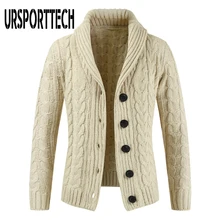 New Cardigan Sweater Men Thick Slim Fit Sweater Coat Jumpers Knitwear High Quality Autumn Korean Style Casual Mens Sweaters
