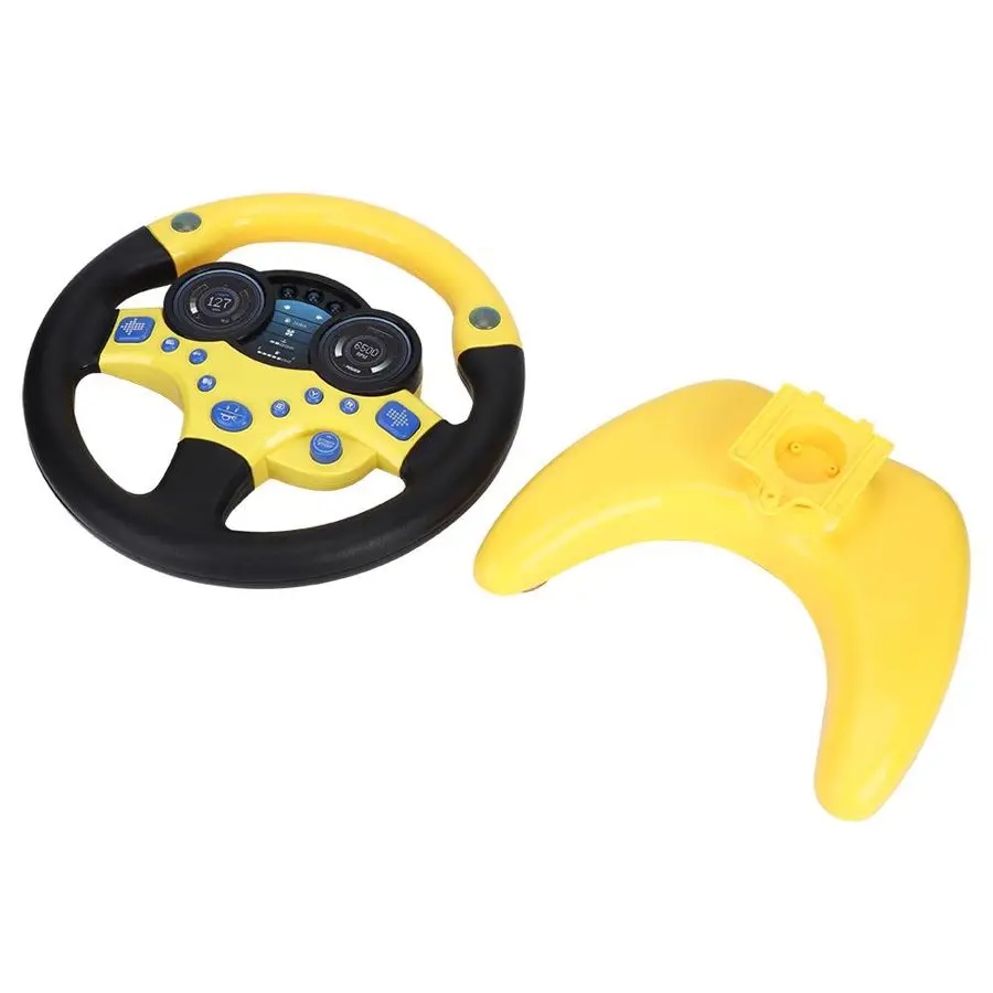 

Electronic Steering Wheel Toy with Light Simulation Car Driving Sound Steering Wheel Kids Children Music Educational Toys