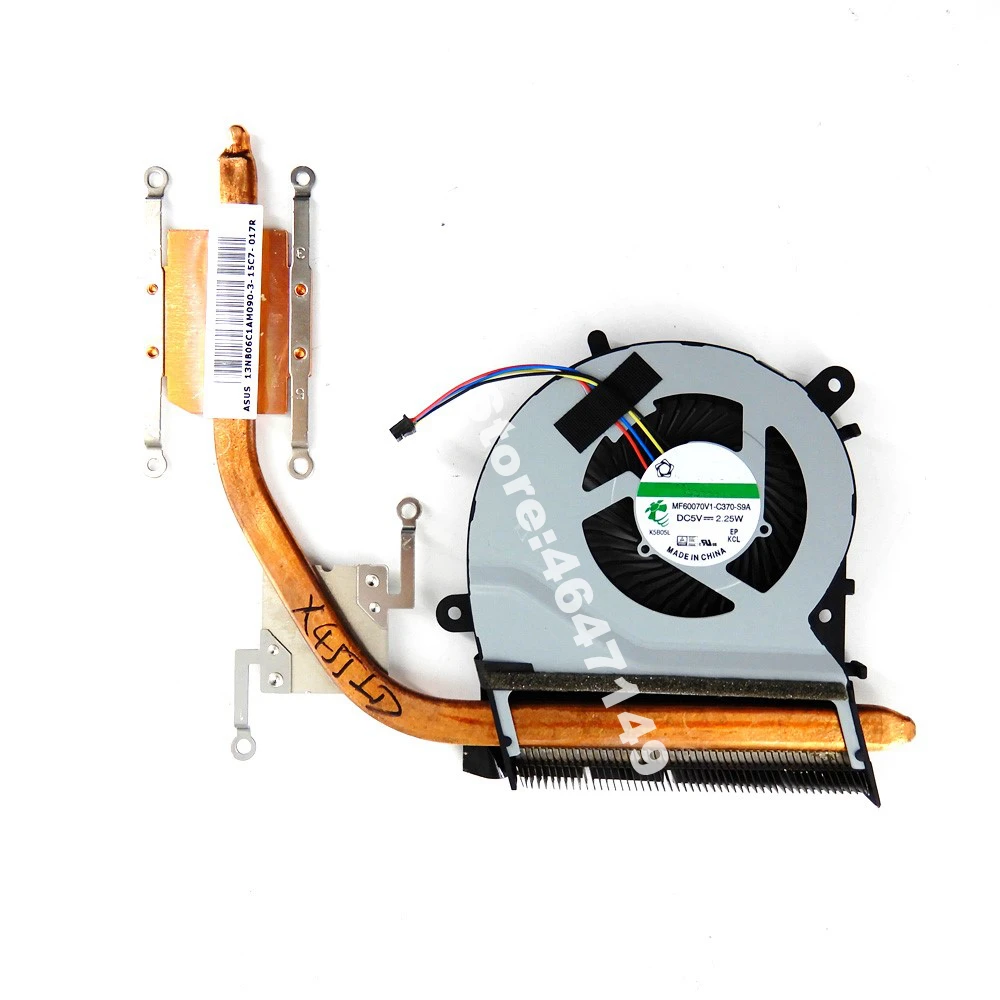 X455LD радиатор для ASUS A455 A455L K455L X455LJ Y483L вентилятор процессора охлаждения Радиатор