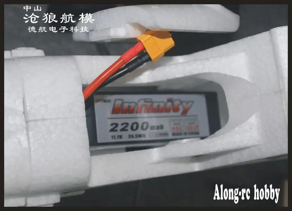 Приводимого в движение с помощью электропривода RC самолет для начинающих модель