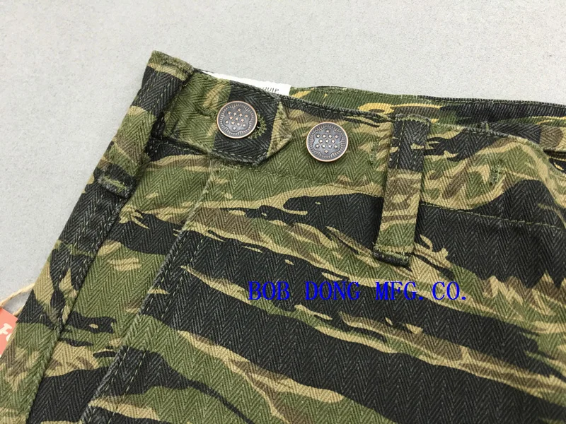 Cozyroom Men's HBT Camo Shorts Summer Military Tiger Stripes Shorts Camouflage Tiger Stripepattern Plus Size Straight Short