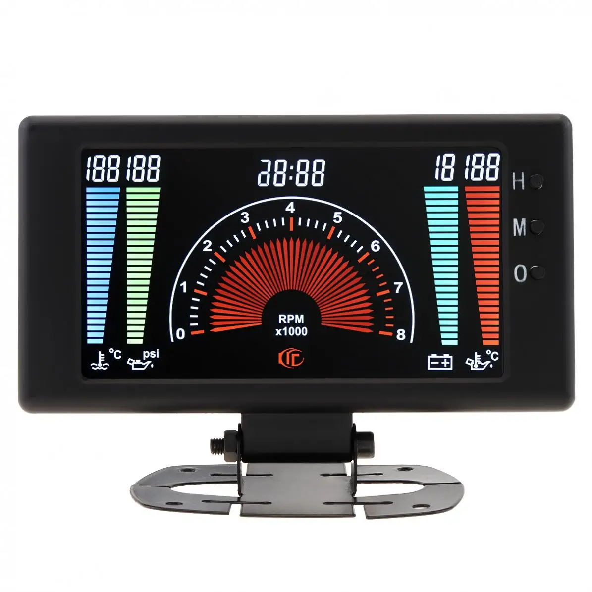 Автомобильный цифровой ЖК датчик давления масла вольтметр температуры воды