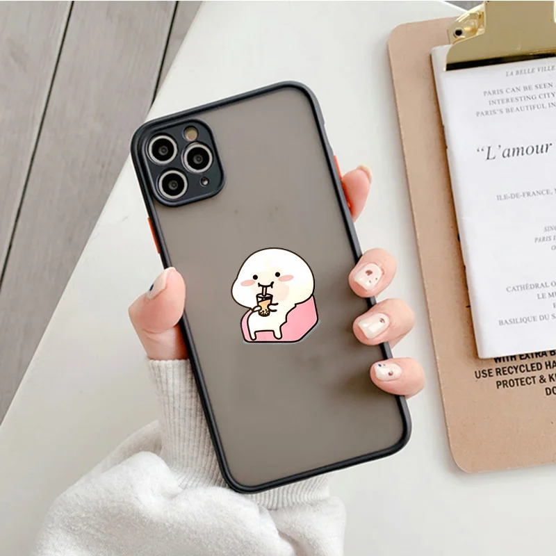 Милый защитный чехол для телефона с карандашом IPhone 13 12 11 Pro Max XSMax Mini XR XS X SE 2020 8 7 6 5 |