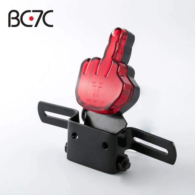

Motorcycle LED Red Finger Taillight For Honda Harley Cruise Prince Car Chopper