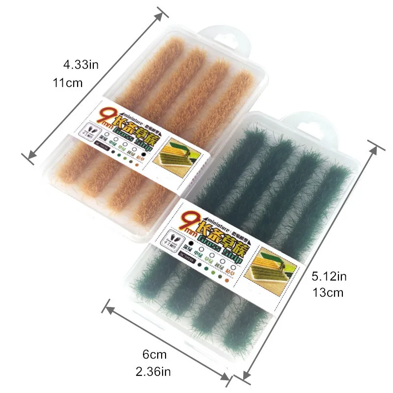 9 мм куст DIY трава для диорамы модель растения миниатюрная сцена моделирование