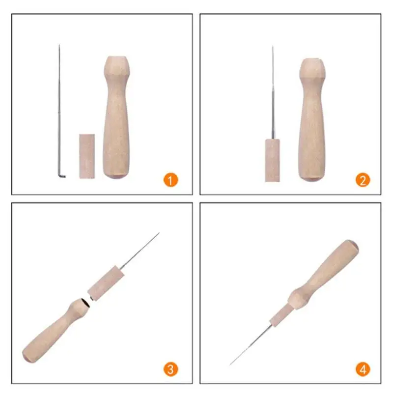 

50PCS Needle Felting Kit 8 Colo Wool Roving Needle Felting Starter Kit For Felted Needle Felting Supplies