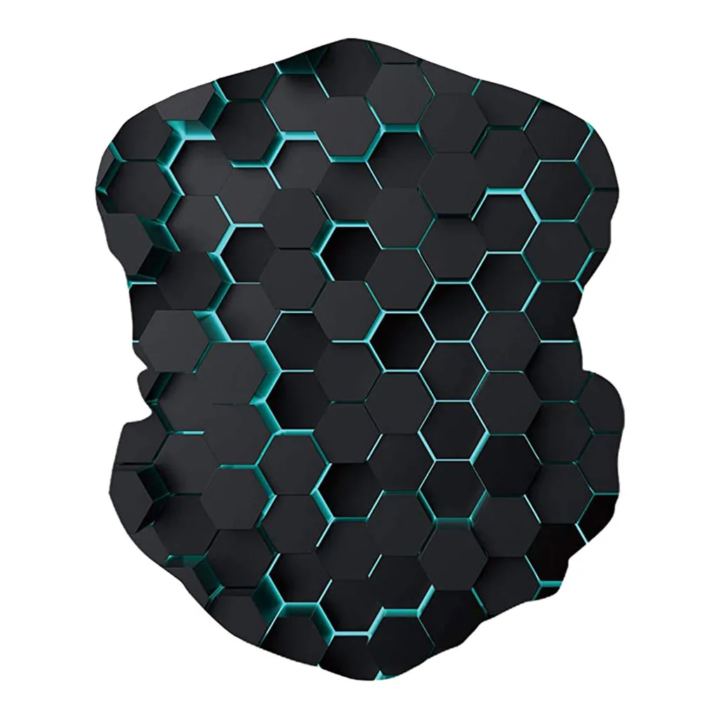 3d шарф с принтом бабочками шарфы Пыленепроницаемая бандана унисекс наружная