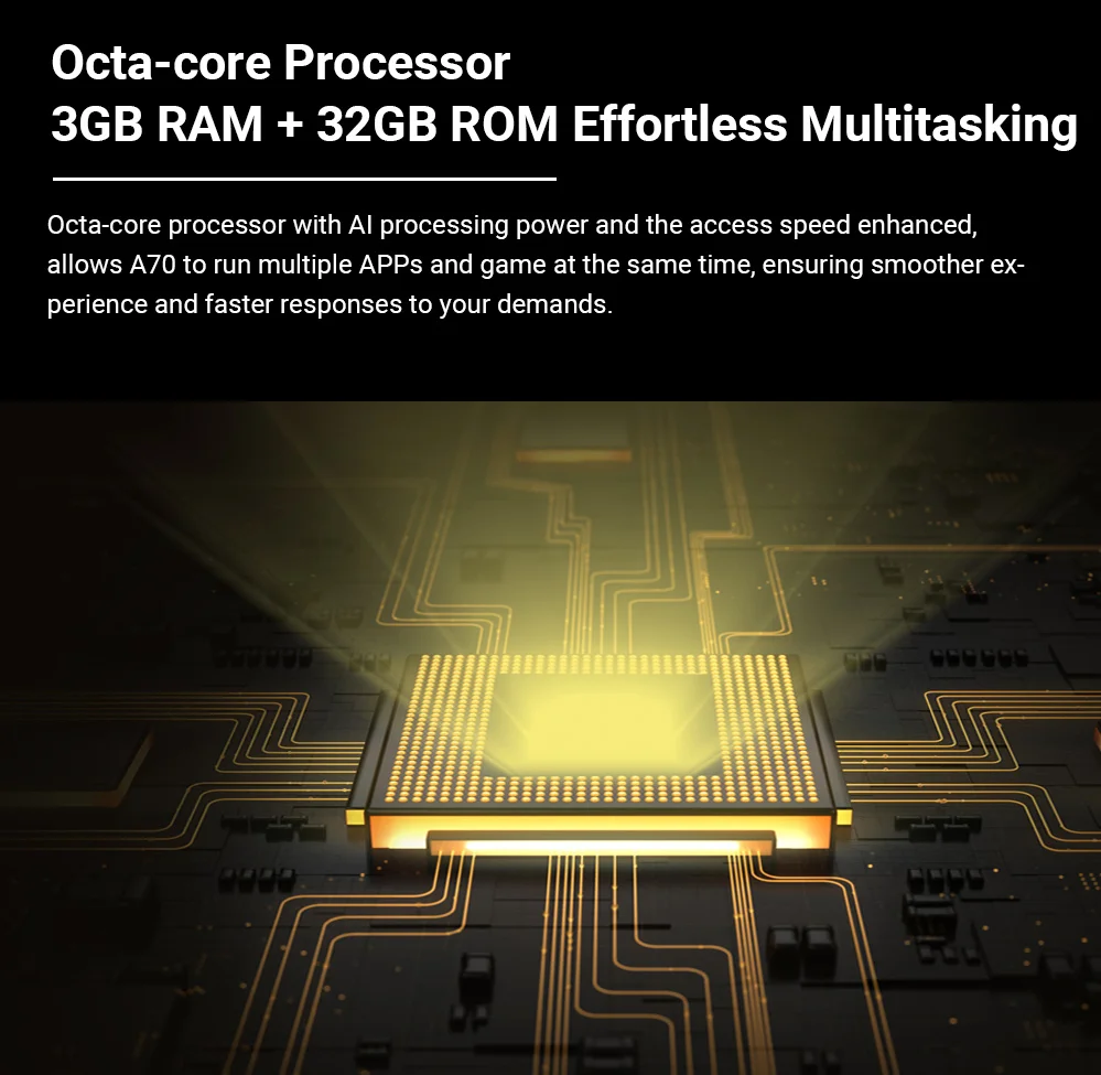 Cena Blackview A70 Android 11 Smartphone 6.517