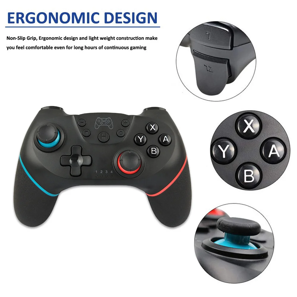 Беспроводной контроллер N-Switch Bluetooth геймпад для NS-Switch Pro игровой джойстик хоста с