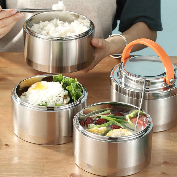 

Портативный термоконтейнер для пикника, Вакуумный Герметичный Ланч-бокс большой емкости, для супа, кухонные принадлежности DK50LB