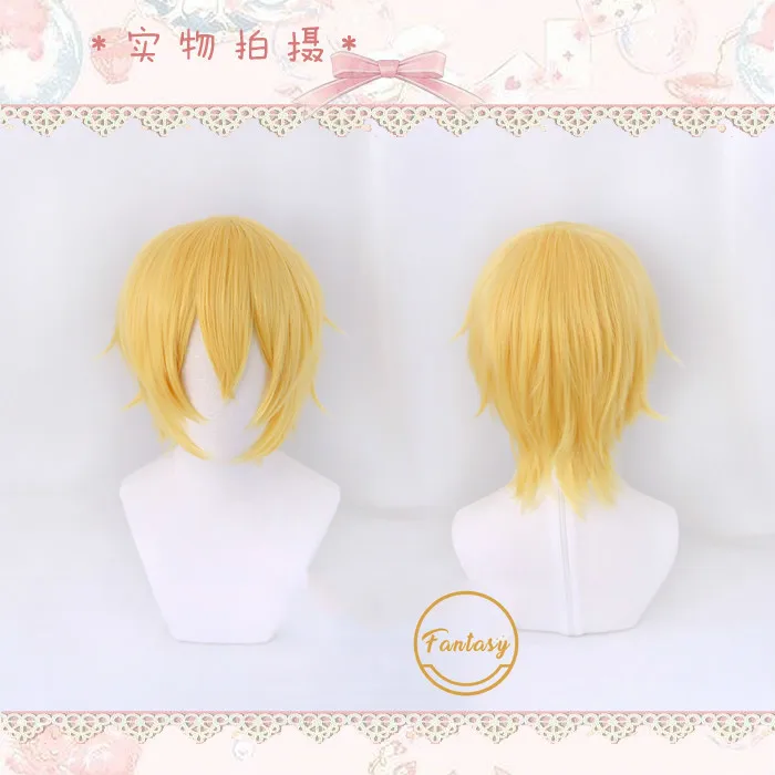 

Термостойкий синтетический короткий парик для косплея SHIWASU KAKERU из анимации, волосы для хэллоуивечерние шапочка для бесплатного парика