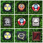 Хиппи патчи, нашивки рок-группы для одежды, полоски на одежду, вышитые термоклейкие патчи, металлические ленты, искусственная кожа