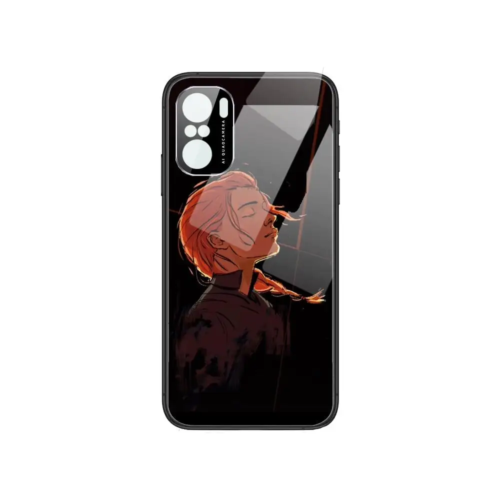 

Widow Black Case Phone Case For POCO F1 F2 F3 Pro X3 M3 9C 10T Lite NFC Anime Black Cover Silicone Back Prett mi 10 ultra covers