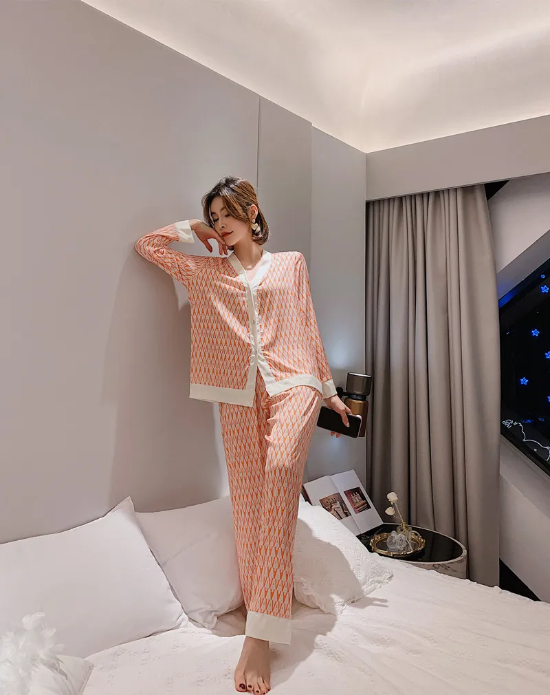 Luxury Design V-Neck Pajama