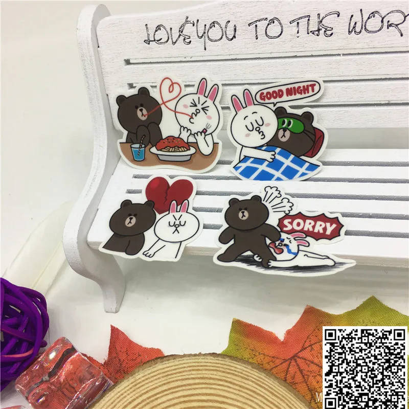 40 шт. забавные аниме-наклейки для чемодана | Игрушки и хобби