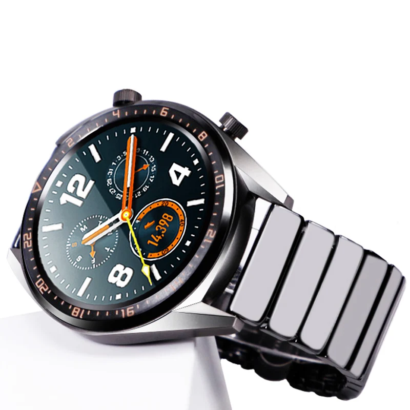 Ремешок керамический для Huawei Watch Gt/GT2 46 мм браслет смарт-браслета amazfit GTR 47 мм/Samsung